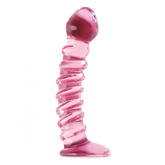 Icicles No. 28 Glazen Dildo Roze