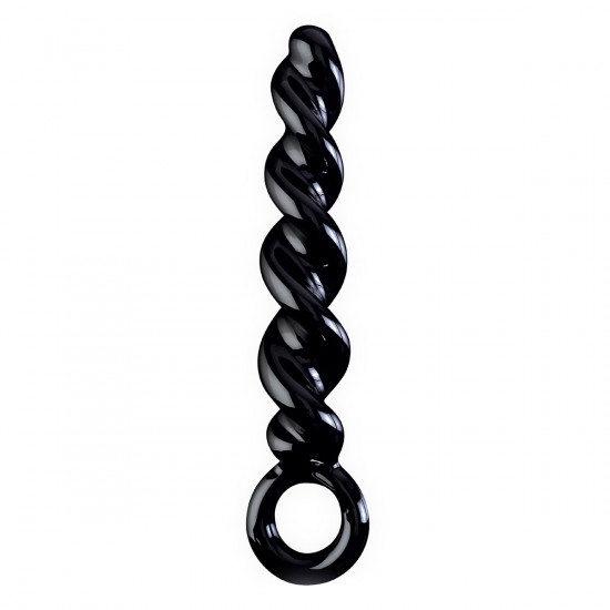 Icicles No. 39 Glazen Dildo Zwart