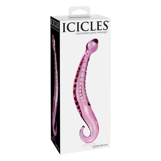 Icicles No. 52 Glazen Dildo Roze