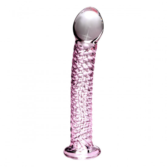 Icicles No. 53 Glazen Dildo Roze