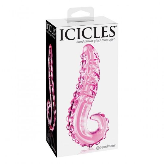 Icicles No. 24 Glazen Dildo Roze