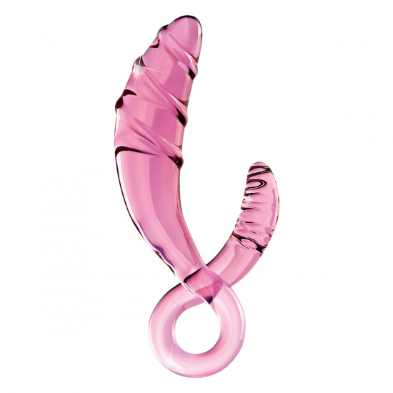 Icicles No. 30 Glazen Dildo Roze