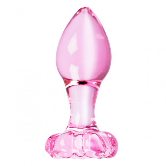Icicles No. 48 Glazen Buttplug Roze