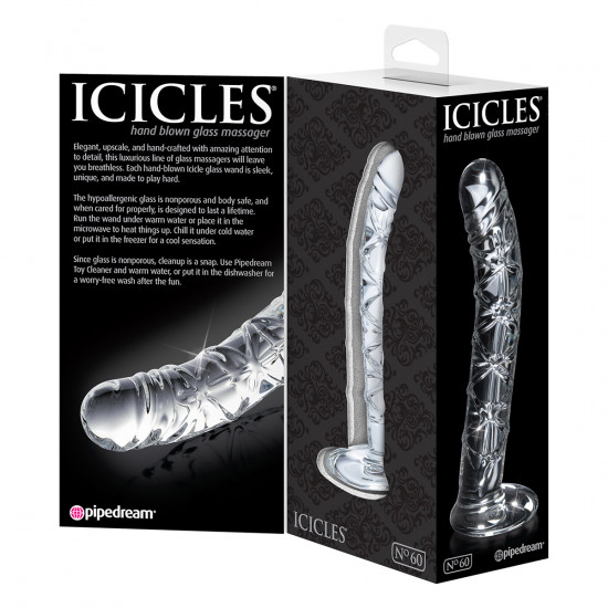 Icicles No. 60 Glazen Dildo Transparant