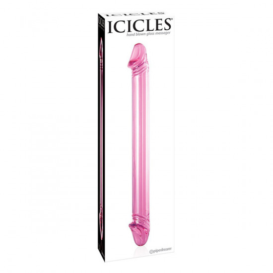 Icicles No. 23 Glazen Dubbel Dong Roze