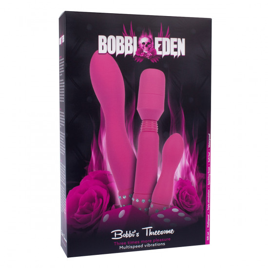 Bobbiâ€™s Threesome Vibrator Cadeauset Roze
