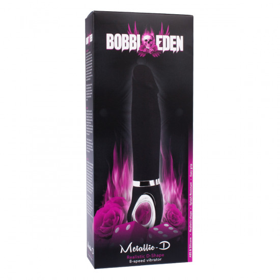 Bobbi Eden Metallic-D Vibrator Zwart