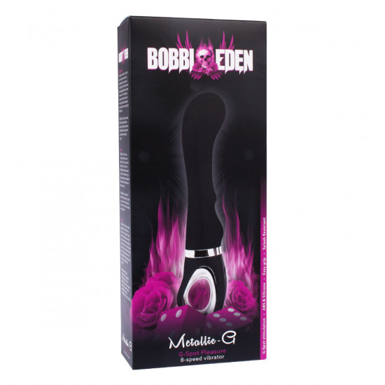 Bobbi Eden Metallic-G Vibrator Zwart