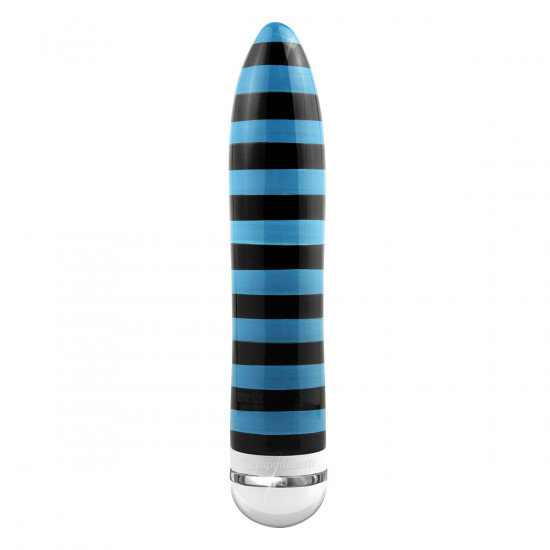 Ceramix No. 10 Keramische Staaf Vibrator Blauw/Zwart/Wit