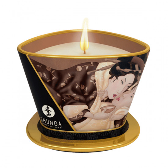 Shunga Candle Chocolate Excitation Massage Kaars 170 ml.