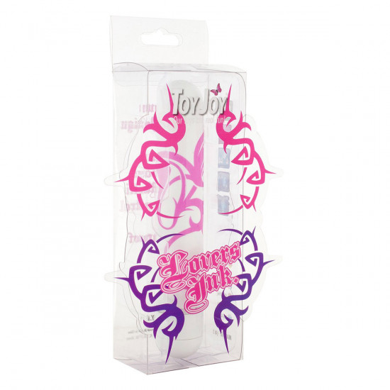 ToyJoy Lovers Ink. Vibrator Wit/Roze