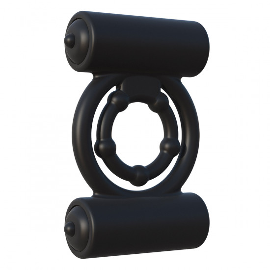 C-Ringz Extreme Double Trouble Cockring Zwart