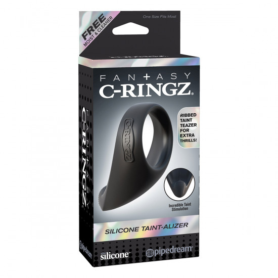 C-Ringz Silicone Taint-Alizer Cockring Zwart