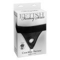 Fetish Crotchless Strap On Harness Zwart