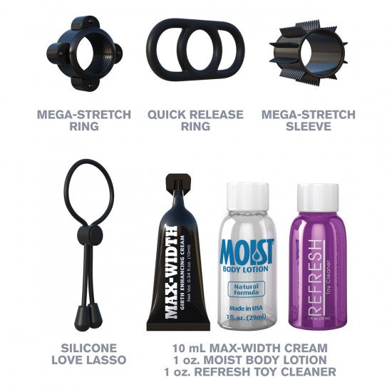 C-Ringz Party Pack Cockring Set Zwart