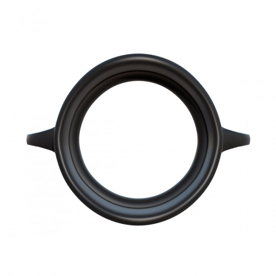 C-Ringz Silicone Ball Stretcher Cockring Zwart