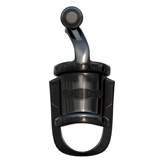 C-Ringz Vibrating Cock Pipe With Ball-Stretcher Cockring Zwart