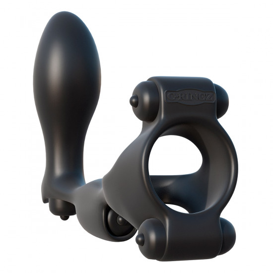 C-Ringz Ultimate Ass-Gasm Cockring Zwart