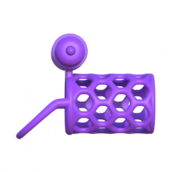 C-Ringz Vibrating Couples Cage Sleeve paars