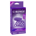 C-Ringz Vibrating Couples Cage Sleeve paars