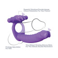 C-Ringz Silicone Double Penetrator rabbit Cockring paars