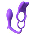 C-Ringz Ass-Gasm Vibrating Rabbit Cockring Paars