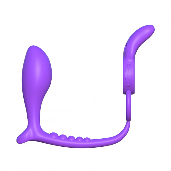 C-Ringz Ass-Gasm Vibrating Rabbit Cockring Paars