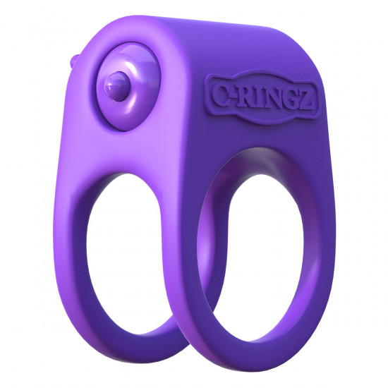 C-Ringz Silicone Duo-Ring Cockring Paars
