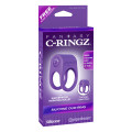 C-Ringz Silicone Duo-Ring Cockring Paars