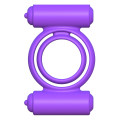 C-Ringz Silicone Double Delight Cockring Paars