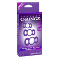 C-Ringz 3-Ring Quick Release Trainer Cockring Set Paars