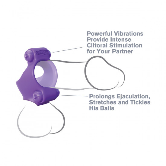 C-Ringz Squeeze Play Couples Cockring Paars