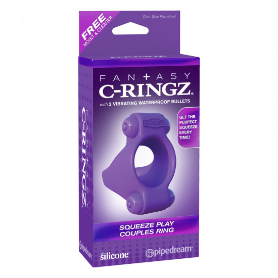 C-Ringz Squeeze Play Couples Cockring Paars