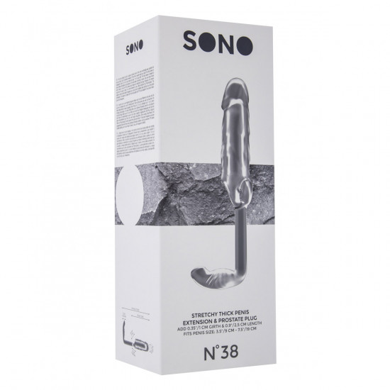 Sono Stretchy Thick Extension & Plug No. 38 Transparant