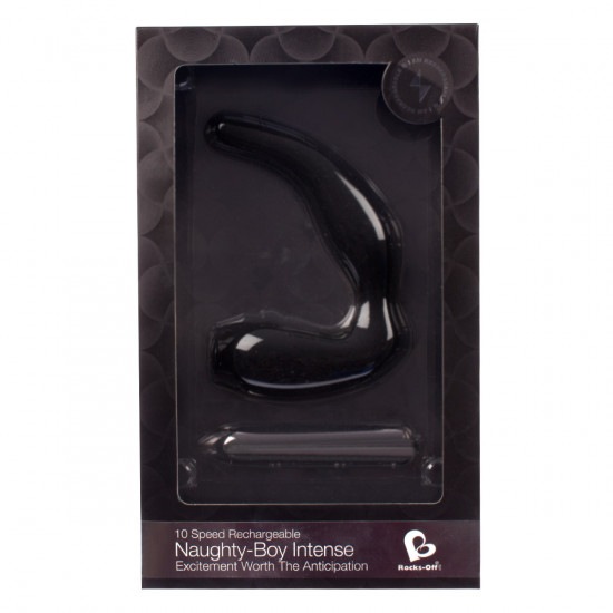 Rocks-Off Naughty-Boy Intense Anaal Vibrator Zwart