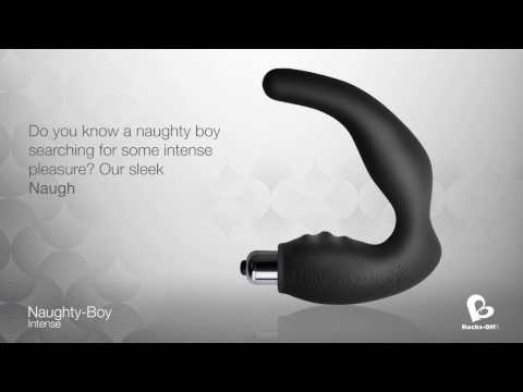 Rocks-Off Naughty-Boy Intense Anaal Vibrator Zwart