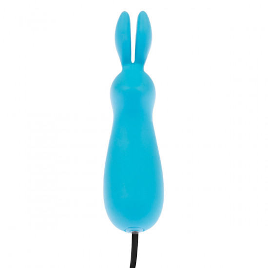 Power Play Bounding Bunny Clitoris Stimulator Blauw