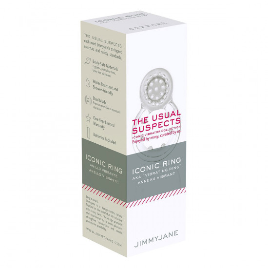 JimmyJane Iconic Ring Transparant