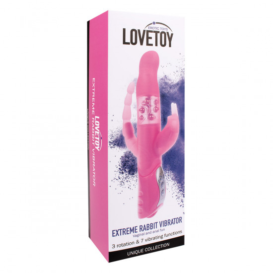 Lovetoy Extreme Rabbit Vibrator Roze
