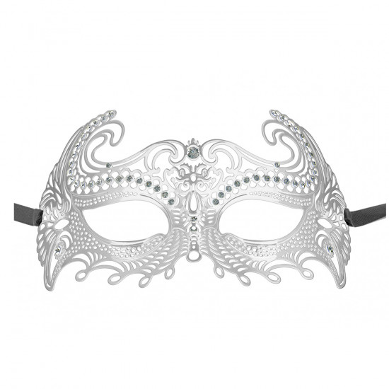 Ouch! Sea Goddes Masquerade Masker Zilver