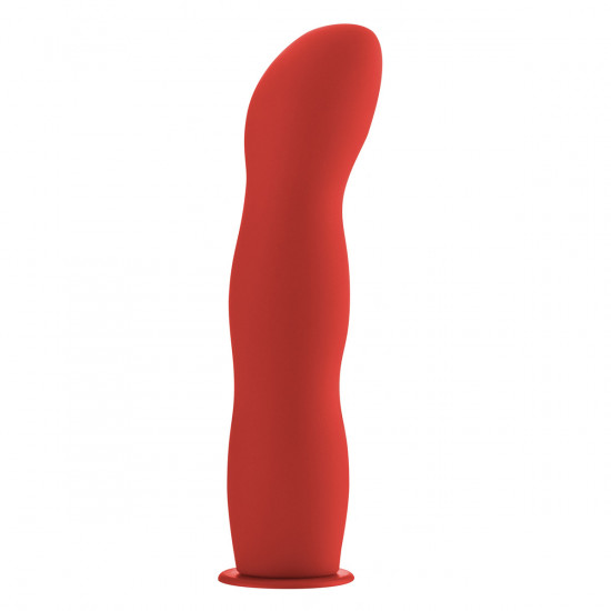 Ouch! Deluxe Silicone Strap-On 8 Inch Rood