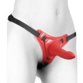 Ouch! Pleasure Strap-On Dildo Rood