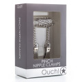 Ouch! Pinch Nipple Clamps Zilver