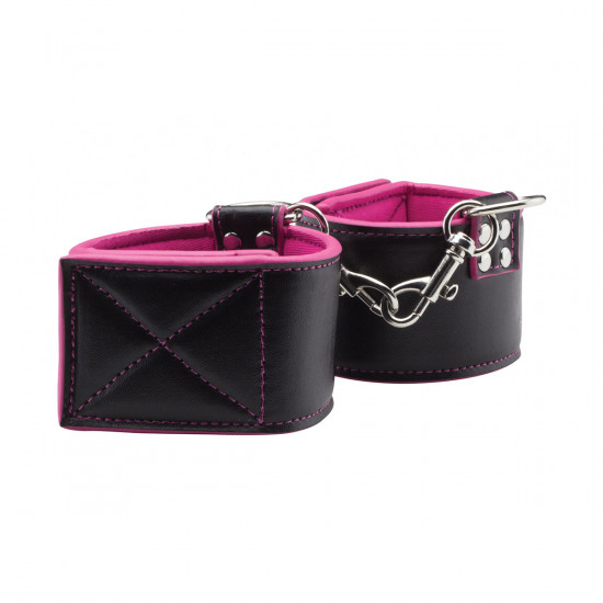 Ouch! Reversible Handboeien Zwart/Roze