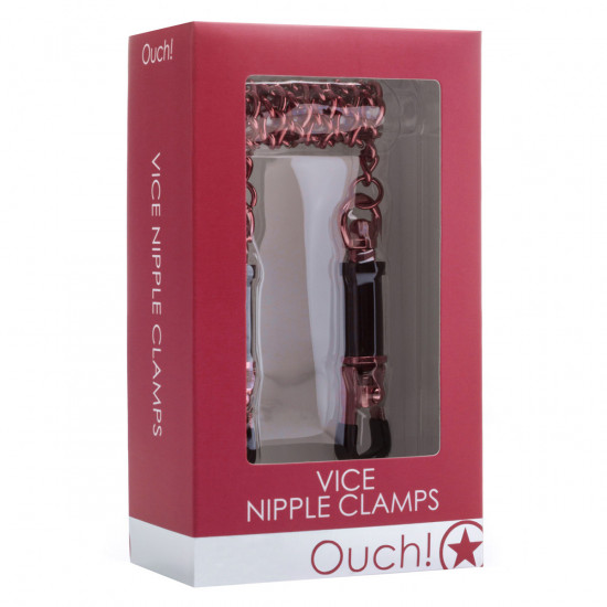 Ouch! Vice Tepel Klemmen Rood