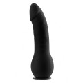 Ouch! Deluxe Silicone Strap-On Set 8 Inch Zwart