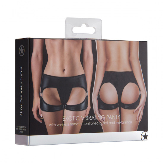 Ouch! Exotic Vibrating Panty Zwart