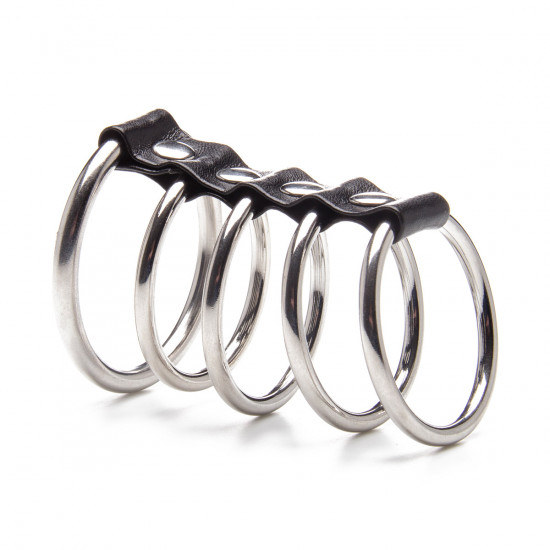 Ouch! Cock Cage Sleeve Zilver