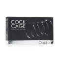 Ouch! Cock Cage Sleeve Zilver