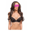 Ouch! Reversible Oog Masker Roze